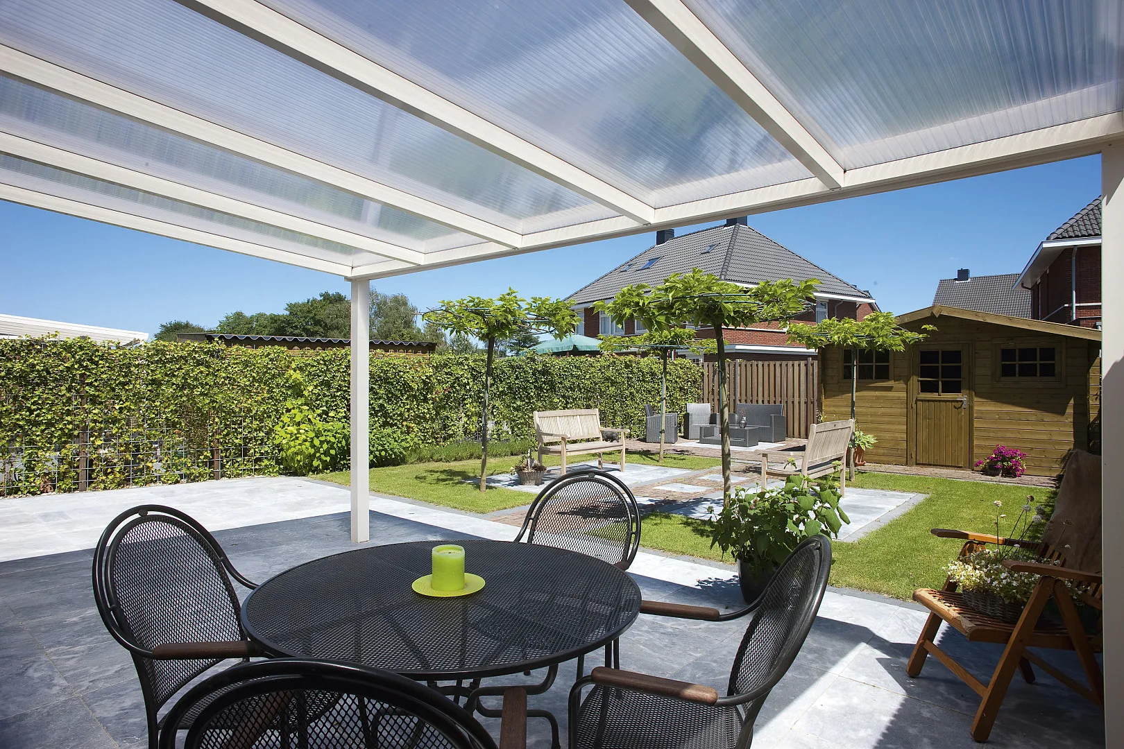 Angebot anfordern 5 Terrassendach aus Aluminium