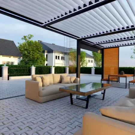 Lamellendach Pergola