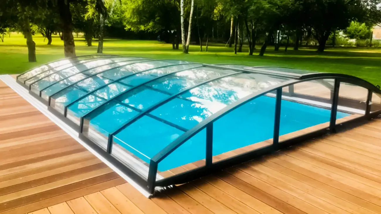 Poolüberdachung