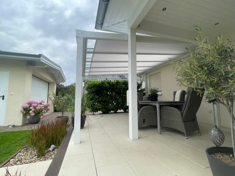 Markisen-Sommer-Rabatt 4 Plissee Terrassendach