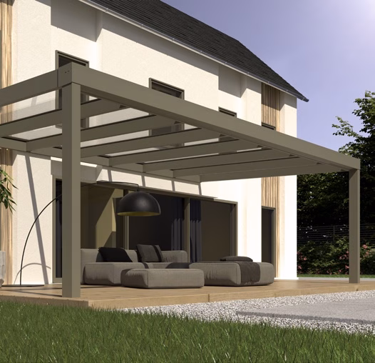 Terrassendach Aluminium Classic L Plus 5 Maßanfertigung auf den Millimeter