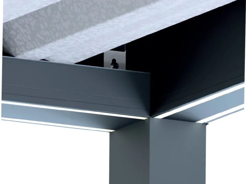 Aluminium Carport 10 carport mit led -Terrassendach